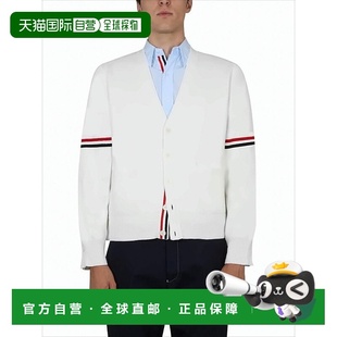 Button Neck Closure Cardigan Contrasti 自营thom With browneV