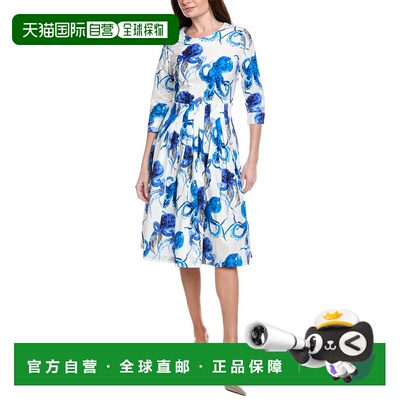 自营Samantha Sung Florance A-Line Dress - white 美国奥莱直发
