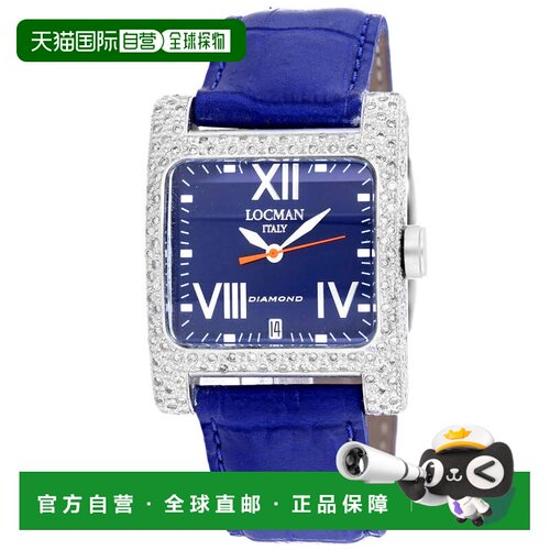 自营Locman Women's Classic Blue Dial Watch - blue 美国奥莱直