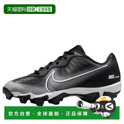 自营Nike Alpha Huarache 4 Keystone BG黑色/白色-深烟灰色DJ652