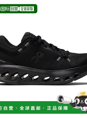 1h可退 香港直邮潮奢 On 男士 黑色 Cloudsurfer 2 运动鞋 3MF101