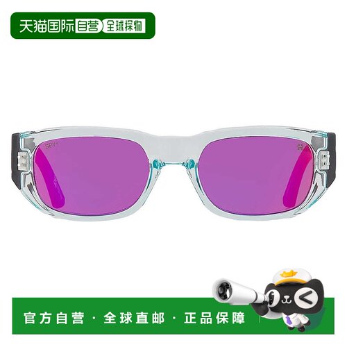 自营Spy GENRE Happy Gray with Purple Spectra Mirror Rectangu