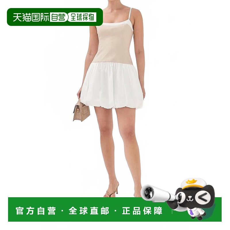 自营jonathan simkhai菲菲泡泡迷你连衣裙在Crema多克丽玛多 美国
