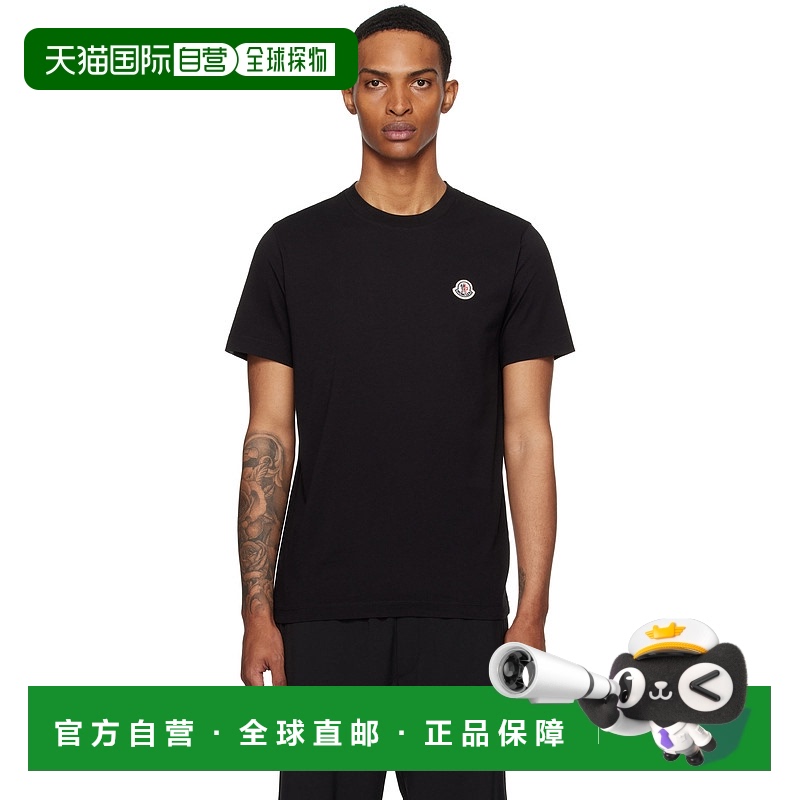 1h可退 香港直邮潮奢 Moncler 盟可睐 男士 三件装多色 Logo Patc