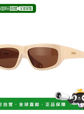 自营Jacquemus Sunglasses Square Full Rim, Shiny Black Frame