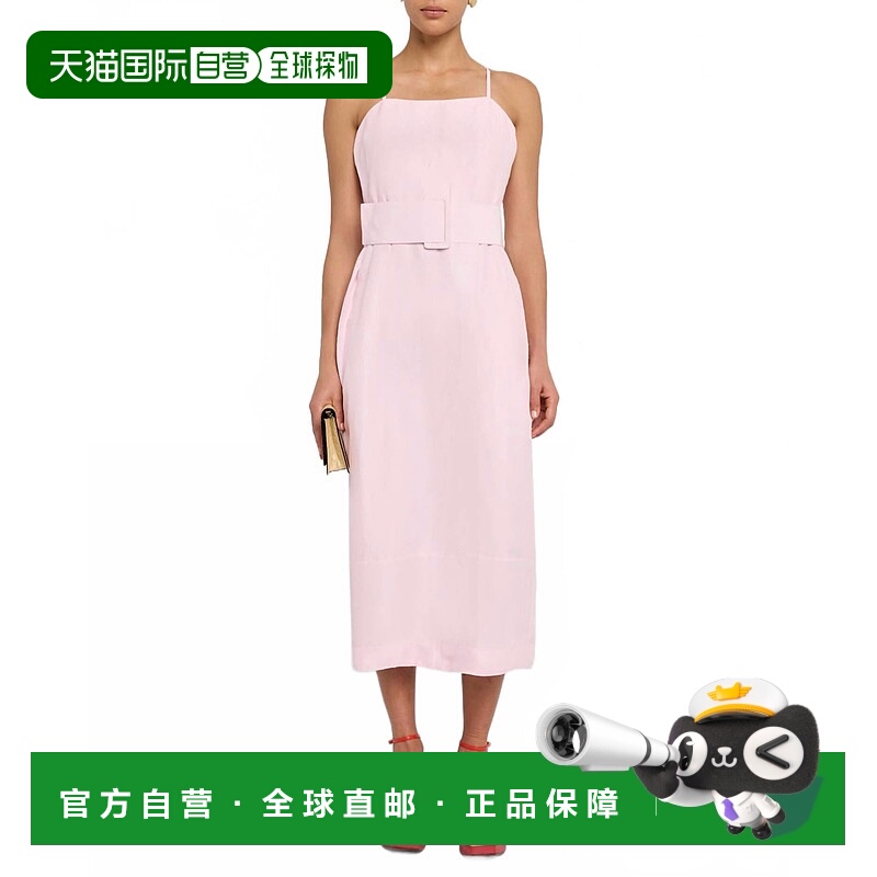 自营 rosie assoulin洋蓟无袖系带迷笛连衣裙，腮红 美国奥莱直发