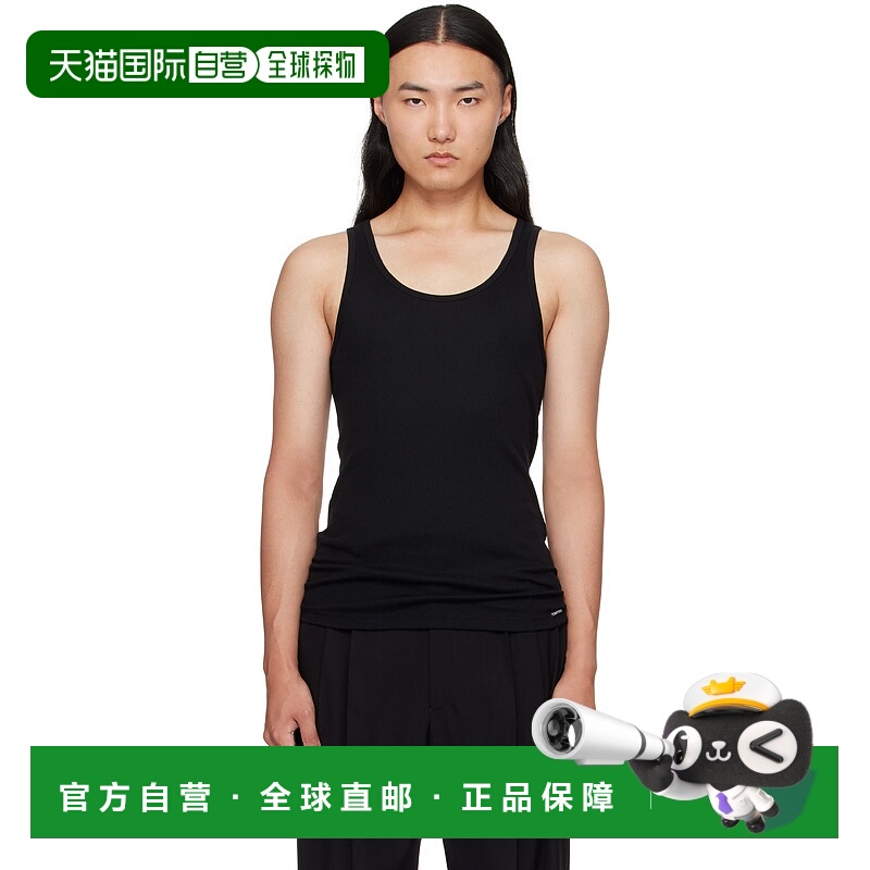 1h可退 香港直邮潮奢 Tom Ford 汤姆 福特 男士 黑色背心 T4D1012