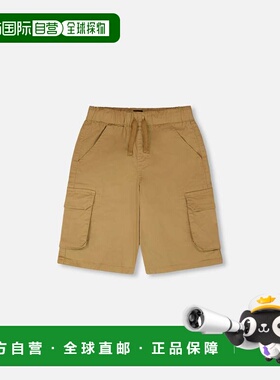自营deux par deuxStretch Twill Bermuda with Cargo Pockets Be