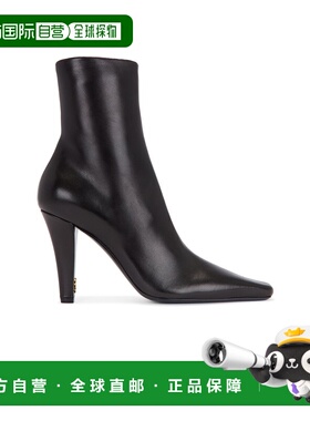 1h可退 香港直邮潮奢 Saint Laurent 圣罗兰 女士 方头短筒靴 806
