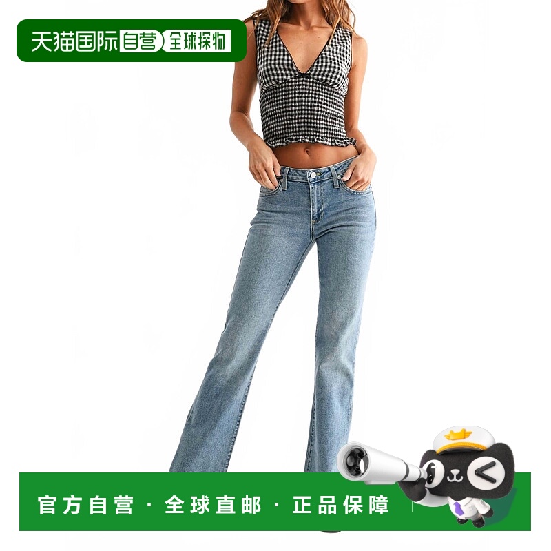 自营just black denimLow Rise Vintage Slim Bootcut Jeans In M