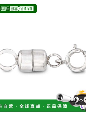 自营Ross-Simons Italian 14kt White Gold Magnetic Clasp Conve