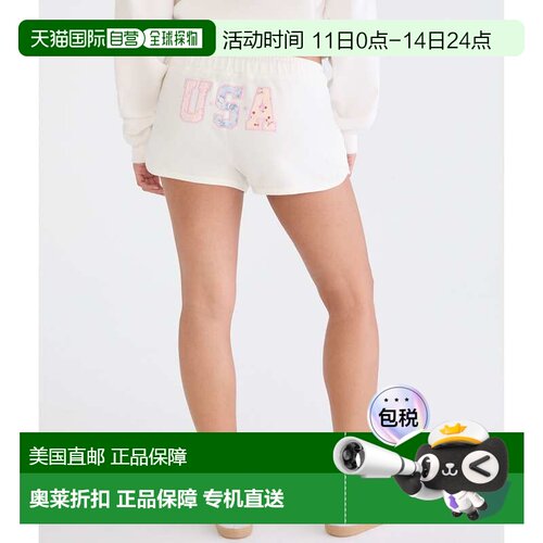 自营Aeropostale Cloud Soft Usa Low-Rise Fleece Dolphin Short