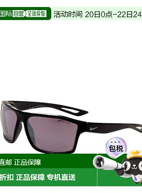 自营Nike Men's 55 mm Black Sunglasses - black 美国奥莱直发