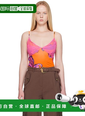 1h可退 香港直邮潮奢 versace 范思哲 女士 粉色 & 橙色 Outline