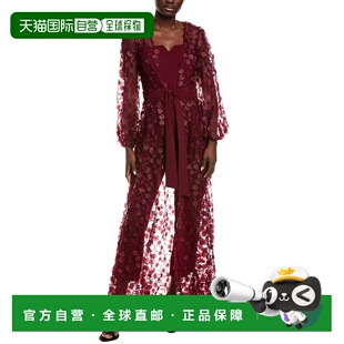 自营Julia Jordan 3D Embroidered Jumpsuit - red 美国奥莱直发