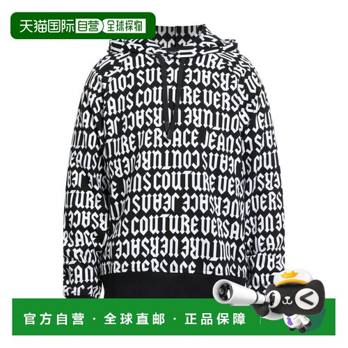1h可退 【美国直邮】versace/范思哲 男士 帽衫运动夹克衫长袖