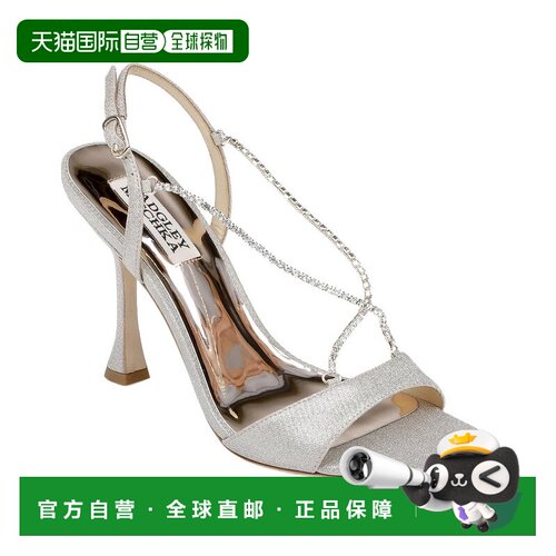 自营Badgley Mischka Neville凉鞋-米色 高跟单鞋美国直发奥莱