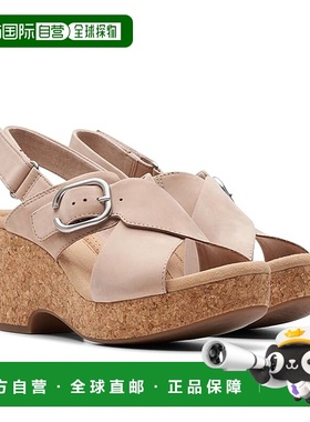 1h可退 香港直邮潮奢 Clarks 其乐 女士 Giselle 鸽灰色高跟鞋