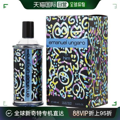 美国直邮Emanuel Ungaro伊曼纽尔温加罗男士淡香水醉丽馥郁100ml