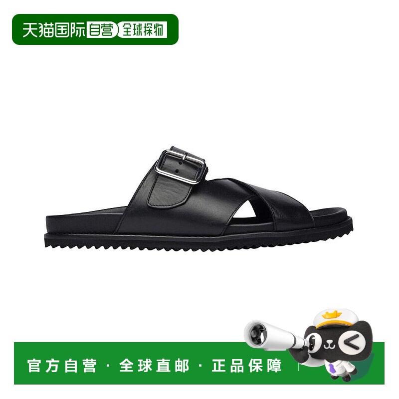 自营Freda Salvador River皮革凉鞋-黑色小牛皮 美国奥莱直发