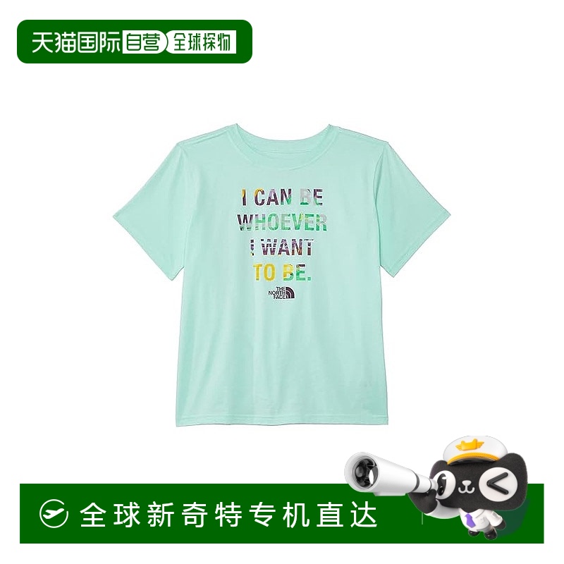 1h可退 香港直邮潮奢 The North Face 北面 女童 短袖印花T恤(儿/