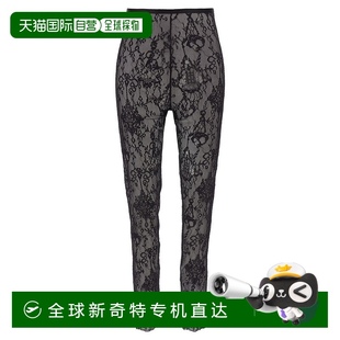 黑色 后拉链闭合 美国奥莱直发 givenchy蕾丝吊灯紧身裤 自营