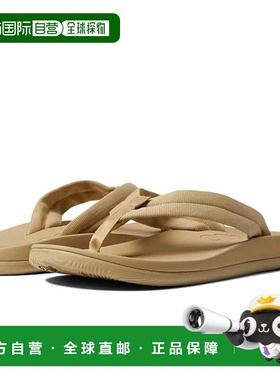 自营Chaco Chillos Flip Flop Womens Brown Comfort Slip On Tho