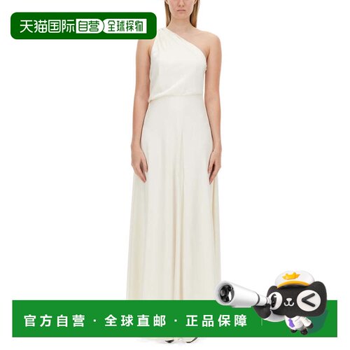 自营max maraSilk Regular Fit Pamela Dress with Flowing Struc