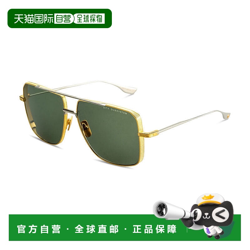 自营Dita Sunglasses Square Full Rim, Yellow Gold/silver Fram
