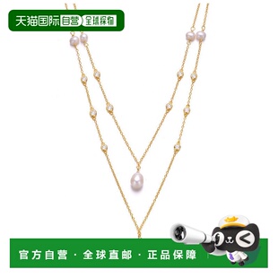 自营 geneviveSterling Silver 14k Gold Plated with Freshwater