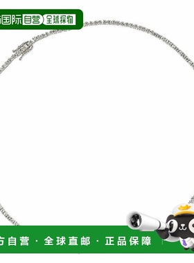 自营 Suzy Levian 纯银梨形切割蓝宝石和钻石装饰晚装项链 - 蓝色