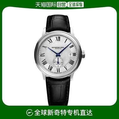 美国直邮Raymond Weil 瑞士通用休闲手表雷蒙威表盘数字服务表带