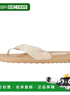 自营Hey Dude Christi Flip Classic Natural / Gold  41136-197