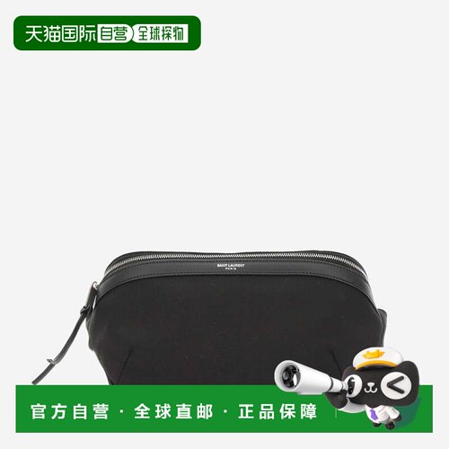 香港直邮saint laurent 腰包 Canvas Pouch 557831