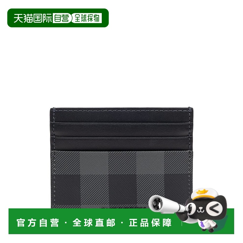 1h可退 香港直邮潮奢 Burberry 巴宝莉 男士 標誌字樣格紋卡夾 81