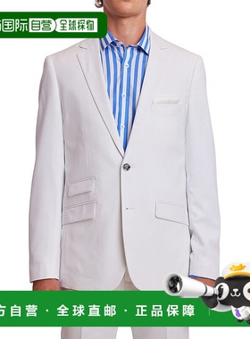 自营 paisley & gray佩斯利和灰色多佛凹口夹克-白色 美国奥莱直