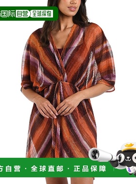 自营La Blanca Dress Coverup - orange 美国奥莱直发