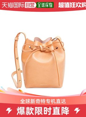 【美国直邮】mansur gavriel 女士 单肩包肩带水桶包真皮