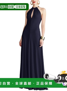 自营Halston Oriana礼服-蓝色 连衣裙长裙美国直发奥莱