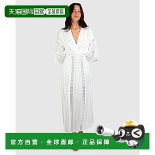 belle 白色 Maxi连衣裙 美国奥莱直发长裙 bloomHideaway 自营