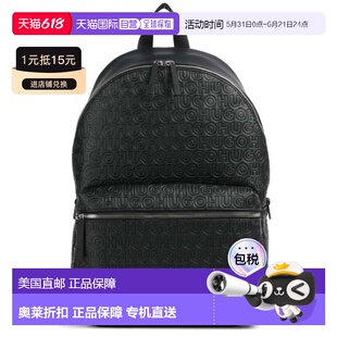 自营hugo bossHugo Men's Ethon 2.0 Faux Leather Backpack, Bla