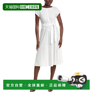 自营Weekend Max Mara Magma Midi Dress - white 美国奥莱直发