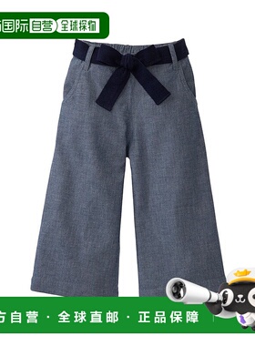 自营 hope & henryHope&Henry宽腿露脐长裤-蓝色 美国奥莱直发