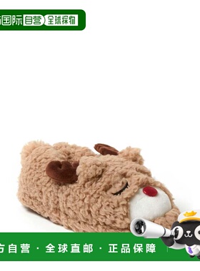 自营Dearfoams Kid's Emery Critter Closed Back Animal Slipper