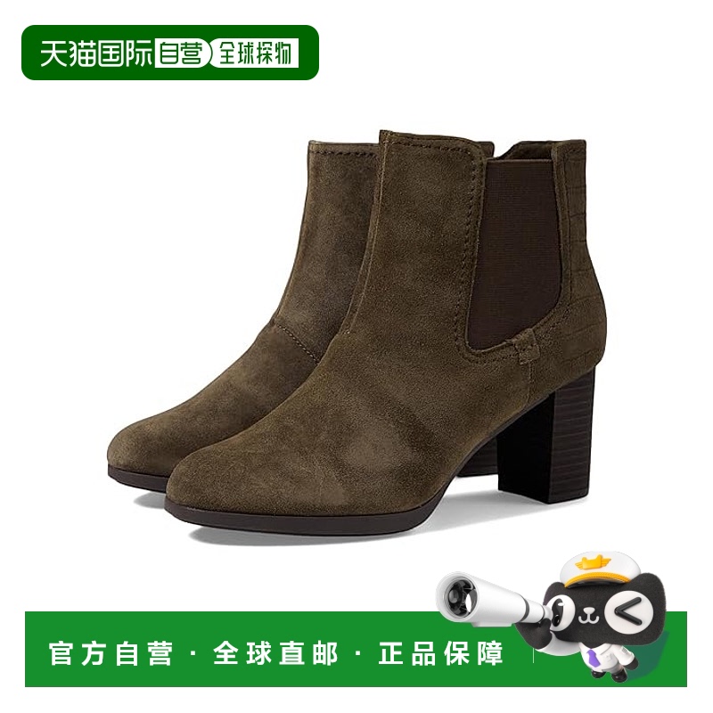 1h可退 香港直邮潮奢 Clarks 其乐 女士 Bayla 玫瑰切尔西靴