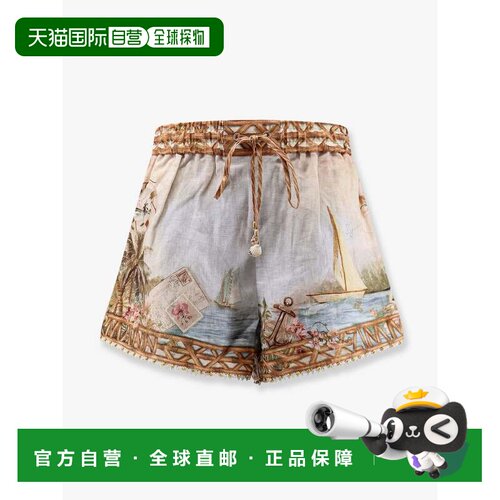 香港直邮ZIMMERMANN 亚麻短裤 8143ASS263