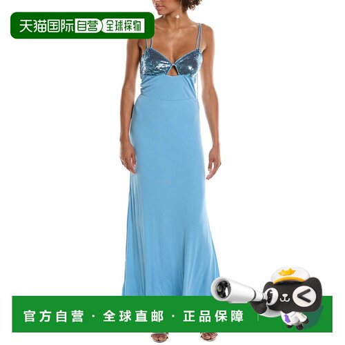 自营Halston Kasen礼服-蓝色 连衣裙长裙美国直发奥莱