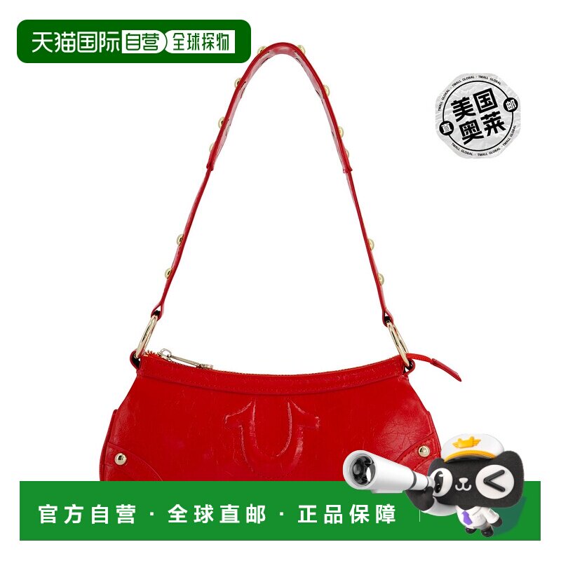 True Religion 马蹄形单肩包 - 红色 【美国奥莱】直发斜挎包