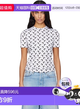1h可退 香港直邮潮奢 Marine Serre 女士 白色 Recycled Moon Jer