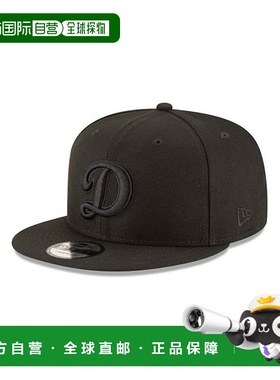 自营 New Era 9Fifty MLB LA Dodgers基本弹扣式帽子-可调节-黑色